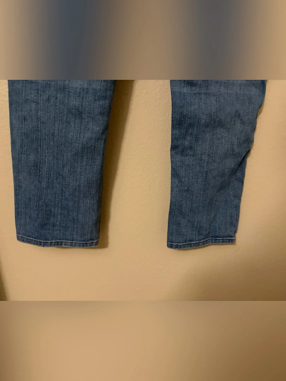 Eileen Fisher Light Blue Cropped Straight-Leg Jeans